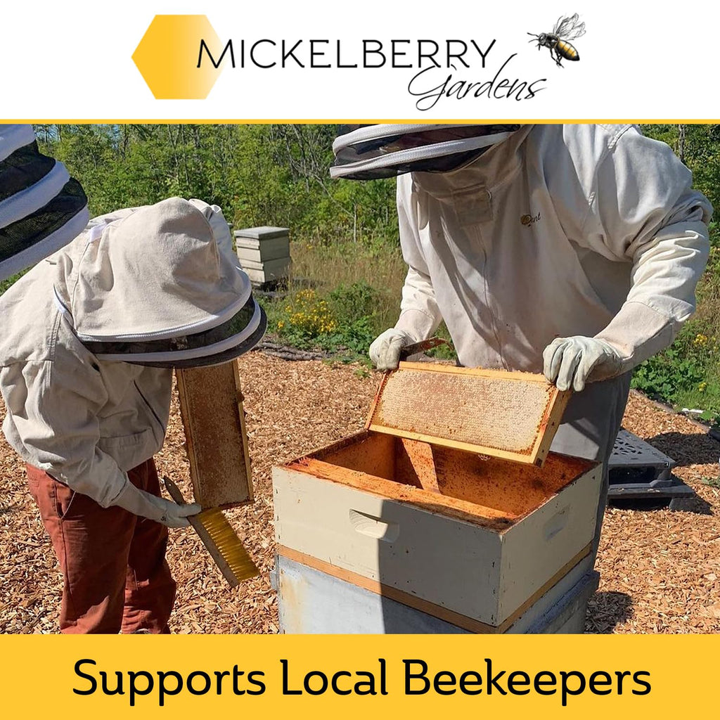 Mickelberry Gardens Love Your Lips All-Natural Organic Beeswax Lip Balm – Hydrating, Healing, and Moisturizing Chapstick for Men, Women, and Kids (2 Pack, Clear)