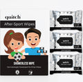 Quitch After-Sport Wipe Unscented Shower-Free Body Wipe for Kids & Baby, No Rinse, Underarm Aluminum-Free Natural Deodorant, Non-Toxic Sensitive Skin Towelettes, Travel-Friendly Camping Essential