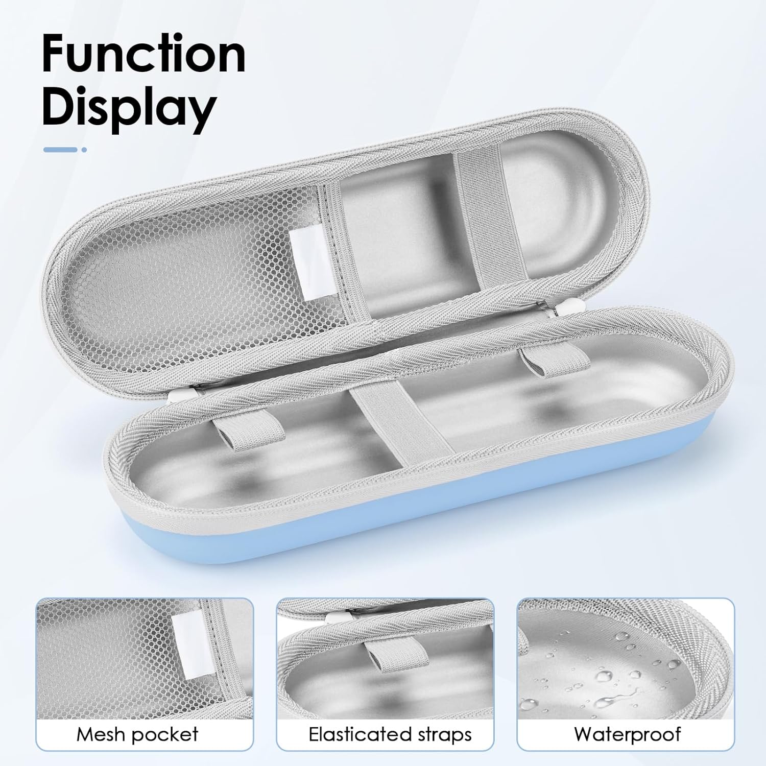 Yinke 2.0 Electric Toothbrush Case For Oral B/Oral-B Pro/Philips Sonicare/Aquasonic Toothbrush, Travel Electric Toothbrush Case