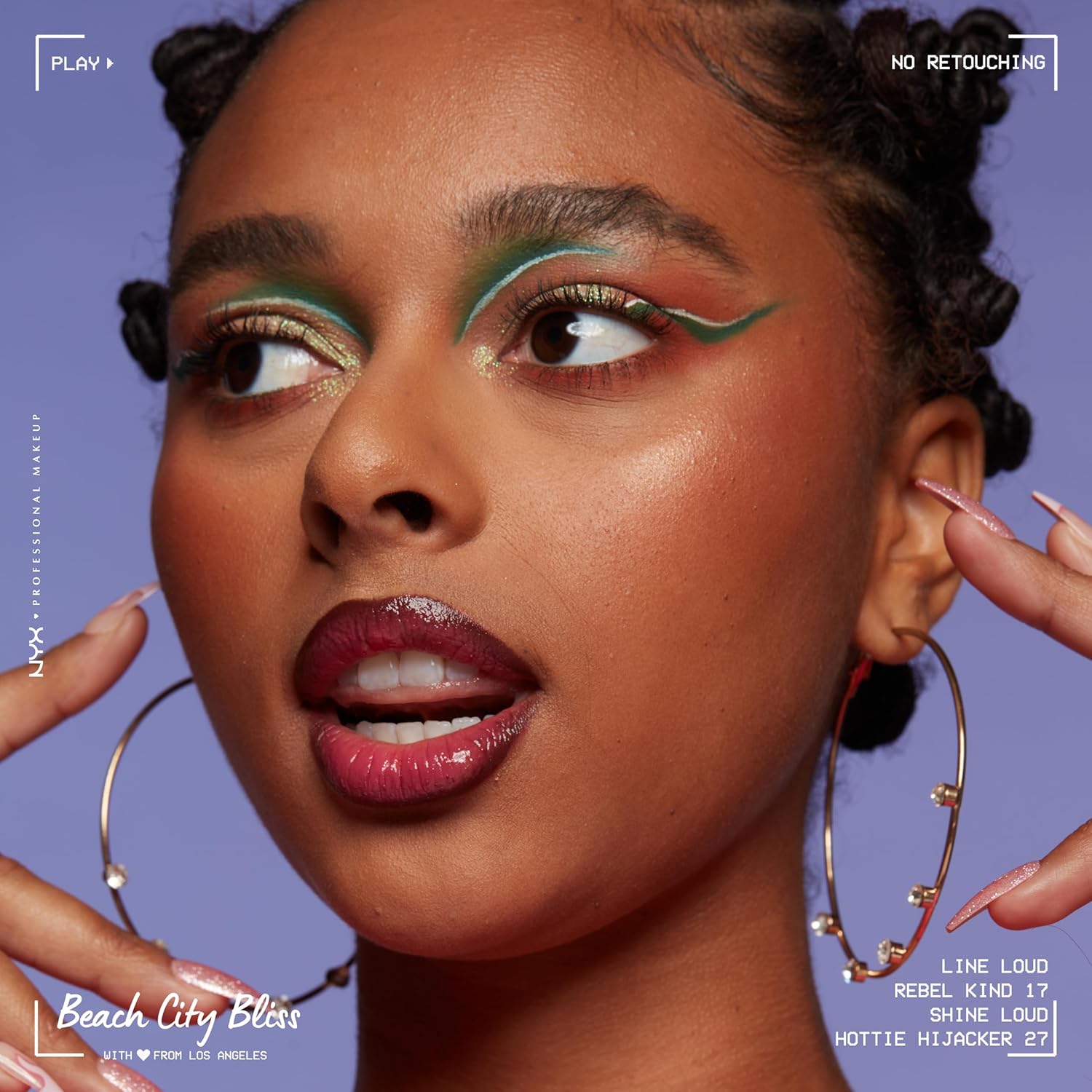 NYX PROFESSIONAL MAKEUP Line Loud Lip Liner, Longwear and Pigmented Lip Pencil with Jojoba Oil & Vitamin E - Rebel Kind (Chocolate Brown)