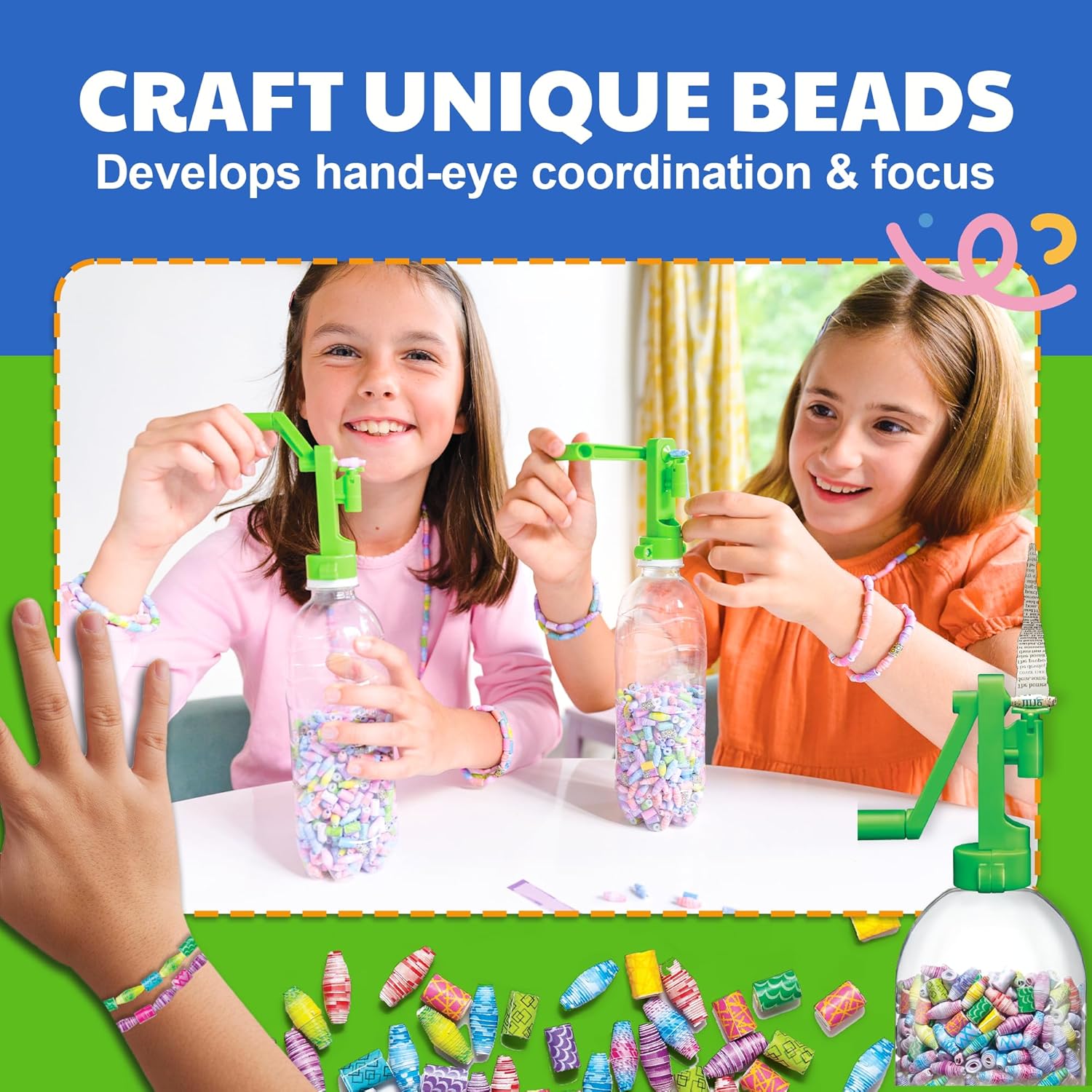 4M - STEAM Green Paper Crafts - Make Recycled Papers, Flower Pressing Art - Eco-Friendly STEAM Craft Paper Kit for Kids Ages 5+ - Learn Sustainability Through Creative Activities