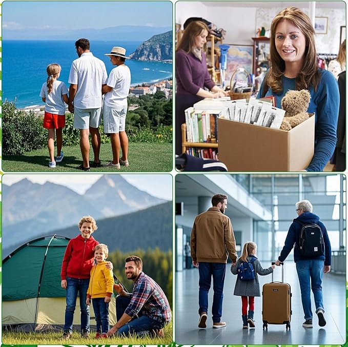 Toiletry Kits Disposable Travel Size Personal Hygiene Kits for Homeless Care Package Supplies in Bulk Toiletries Set Essential Women Men Hotel Guest Charity,Camping,Travel, Apartment 5 in 1(60 Pack)