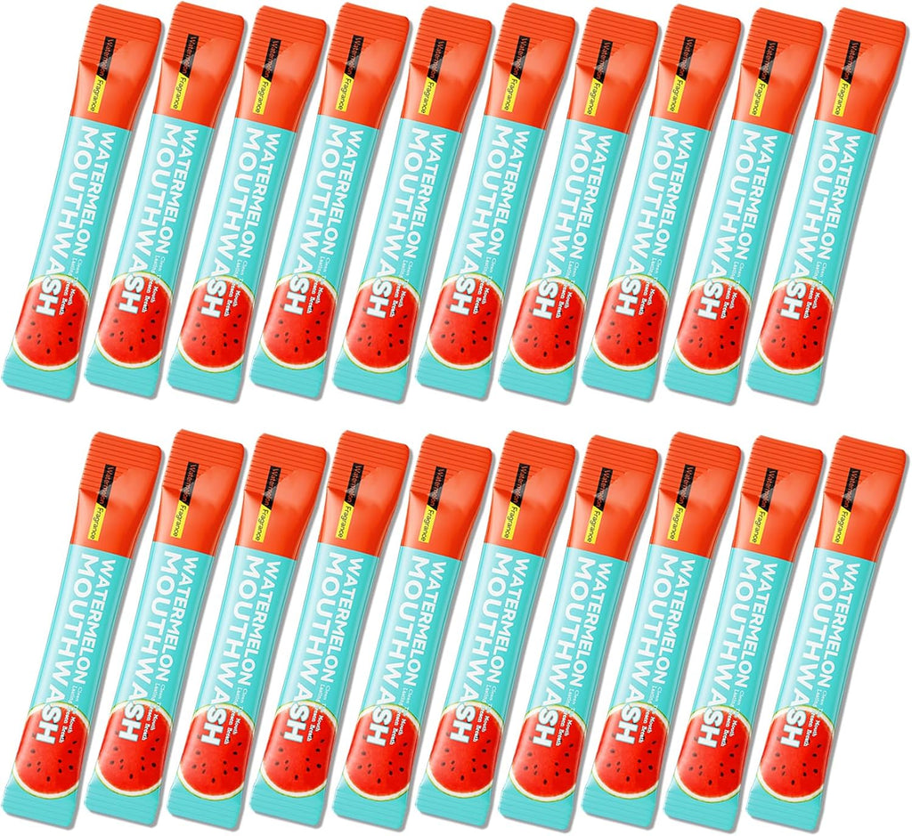 Travel Size Mouthwash,Mini Mouthwash Travel Size Bulk Portable Mouth Wash Set,Individual Small Travel Mouth Wash Packets for Fresh Breath(Pack of 20) H