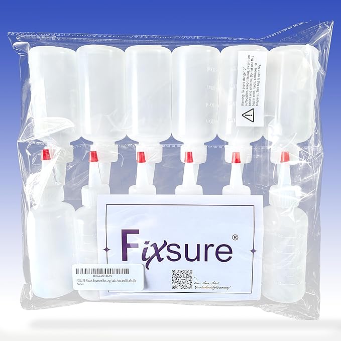 Plastic Squeeze Bottles with Red Tip Cap, 4 Oz Squirt Bottle For Ketchup, BBQ, Sauces, Syrup, Condiments, Oil, Pancake, Cookie Decorating, Dressings, Travel, Camping, Lab, Arts and Crafts (2)