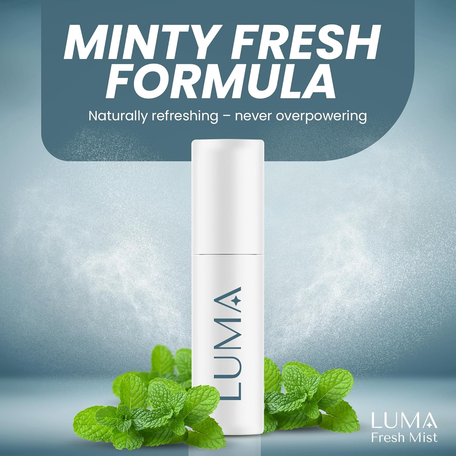 Luma Breath Mist Spray – 3 Pack – Instant Fresh Breath Spray with Mint Flavor – Sugar-Free & Alcohol-Free – Long-Lasting Portable Breath Freshener for Travel, Office, or Daily Oral Care