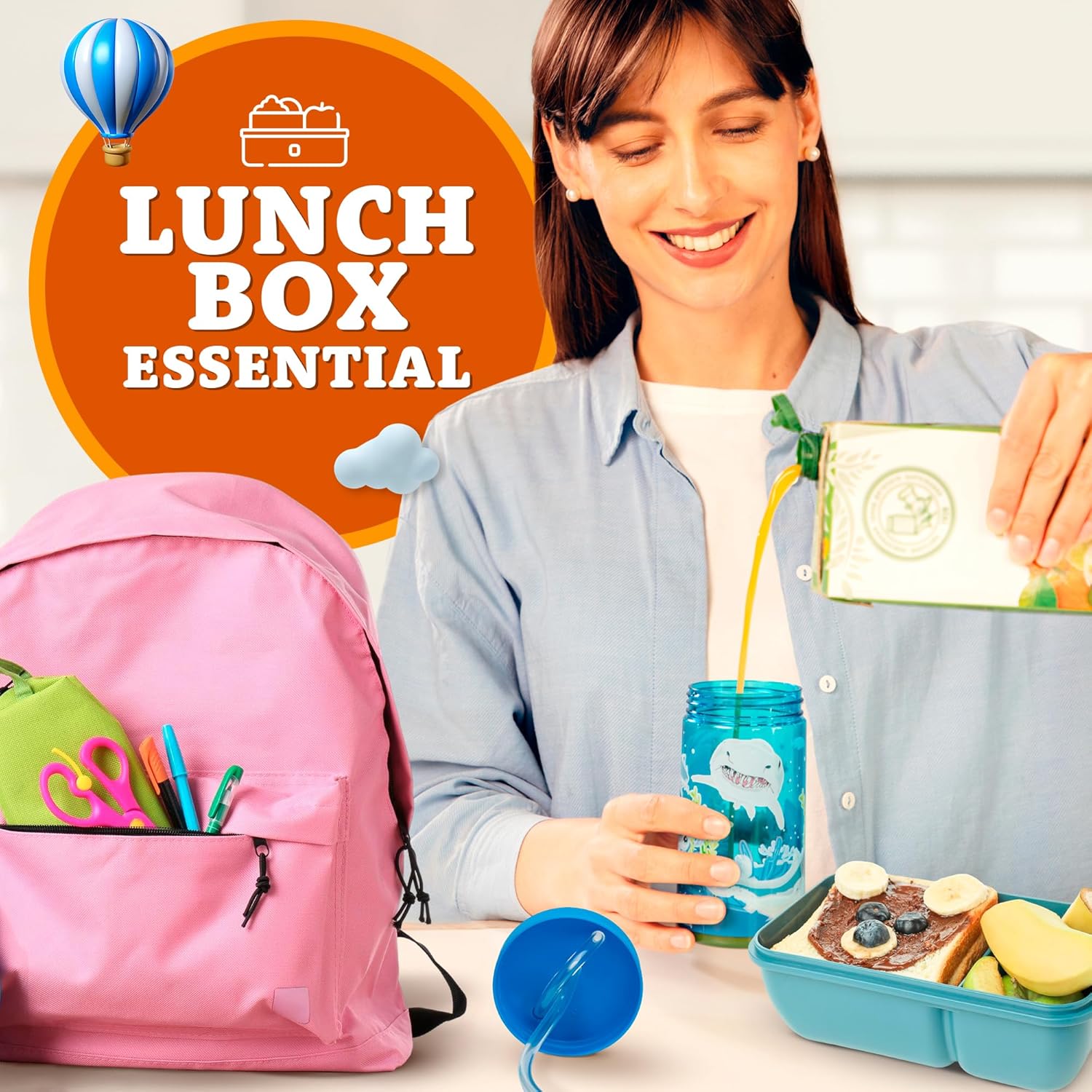 Trend Zoo Koala Cup, Water Bottle, Tumbler with Lid and Straw, Travel Sippy Cup for Water or Milk, Cups with Lids BPA Free Plastic, 12 oz