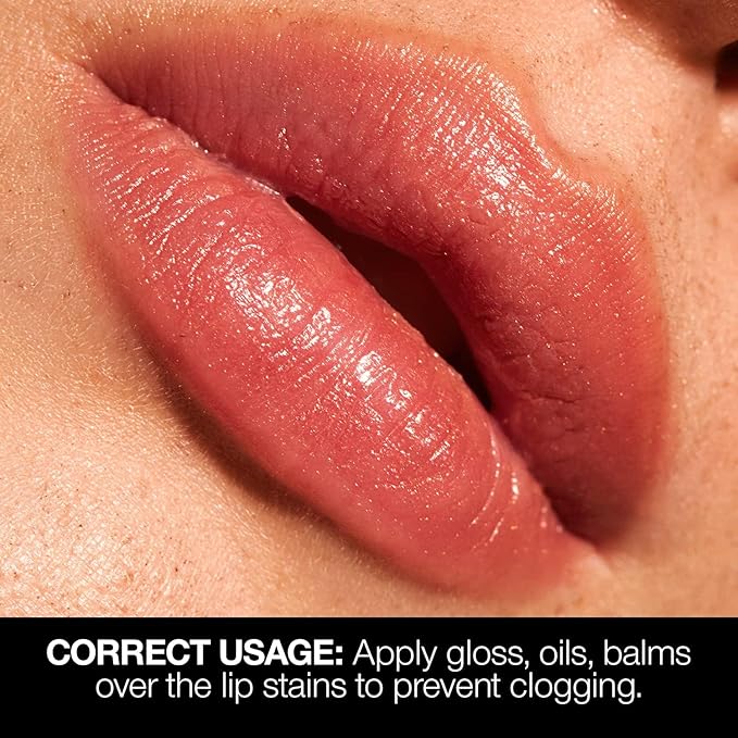 Palladio Lip Stain, Hydrating and Waterproof Formula, Matte Color Look, Long-lasting All Day Wear Lip Color, Smudge Proof Natural Finish, Precise Chisel Tip Marker, Pinky