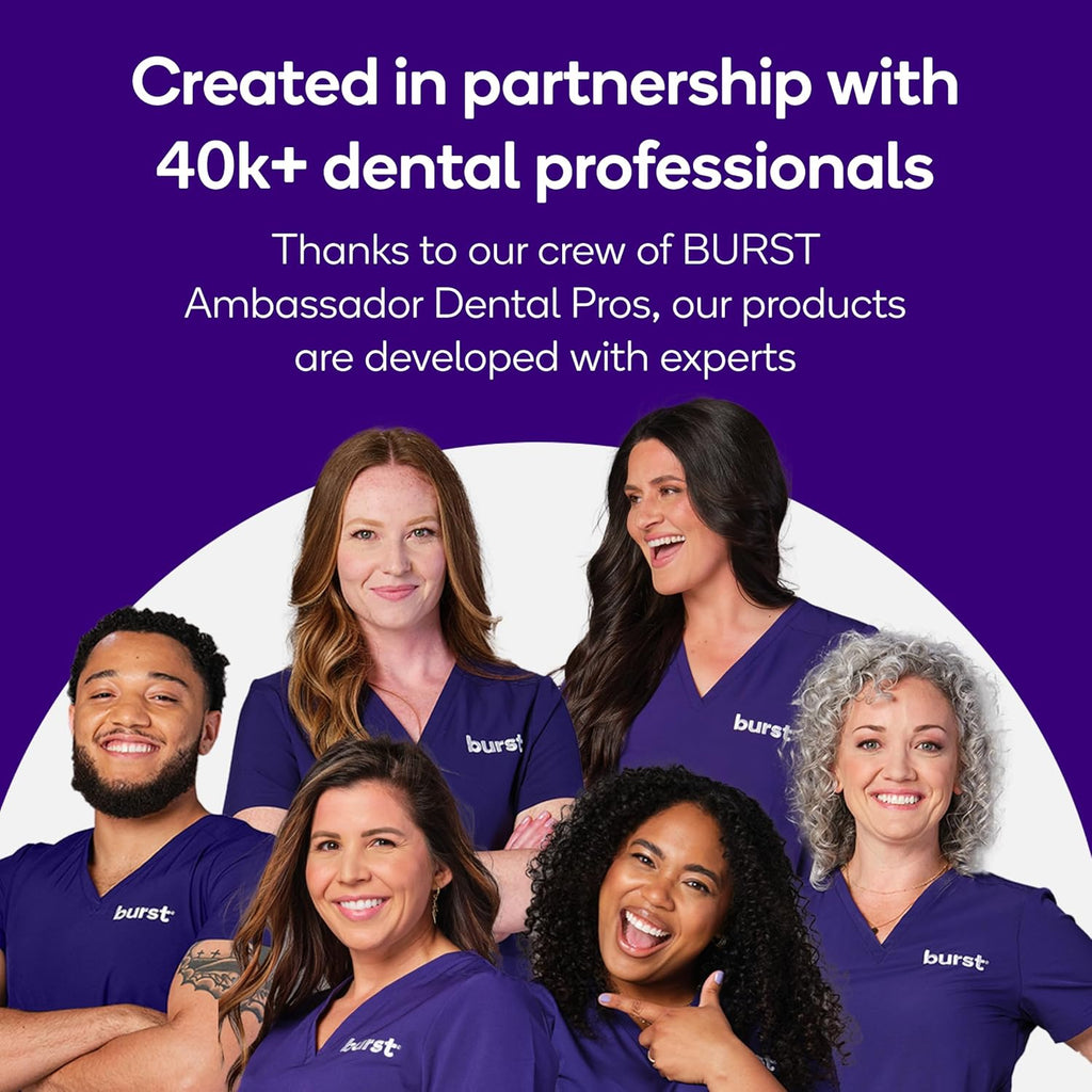 BURST Emergency Replacement Heads for Original Sonic Electric Toothbrush (Black /2 Pack) | Ultra Soft Bristles for a Fresh Start After Sickness | Deep Clean, Stain & Plaque Removal