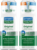 SmartMouth Original Activated Mouthwash - Adult Mouthwash for Fresh Breath - Oral Rinse for 24-Hour Bad Breath Relief with Twice Daily Use - Fresh Mint Flavor, 16 fl oz (2 Pack)