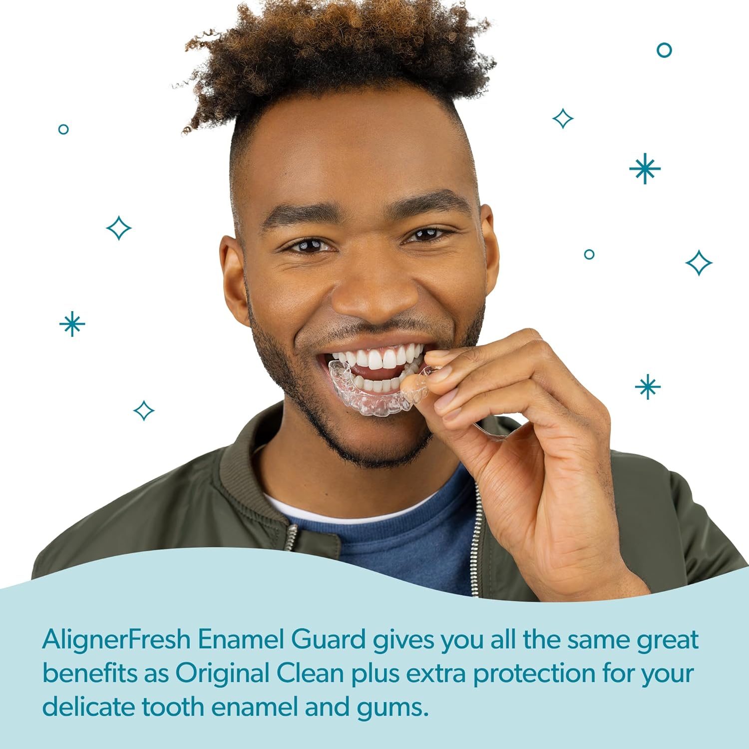 EverSmile AlignerFresh Enamel Guard Fluoride Foam – Aligner & Retainer Cleaner/Whitener with Enamel Protection – Strengthens, Protects & Whitens Teeth, Eliminates Bacteria – Fresh Mint, 1 Pack (50ml)