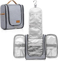 Bosidu Hanging Travel Toiletry Bag,Large Capacity Cosmetic Travel Toiletry Organizer for Women with 4 Compartments & 1 Sturdy Hook,Perfect for Travel/Daily Use/Christmas