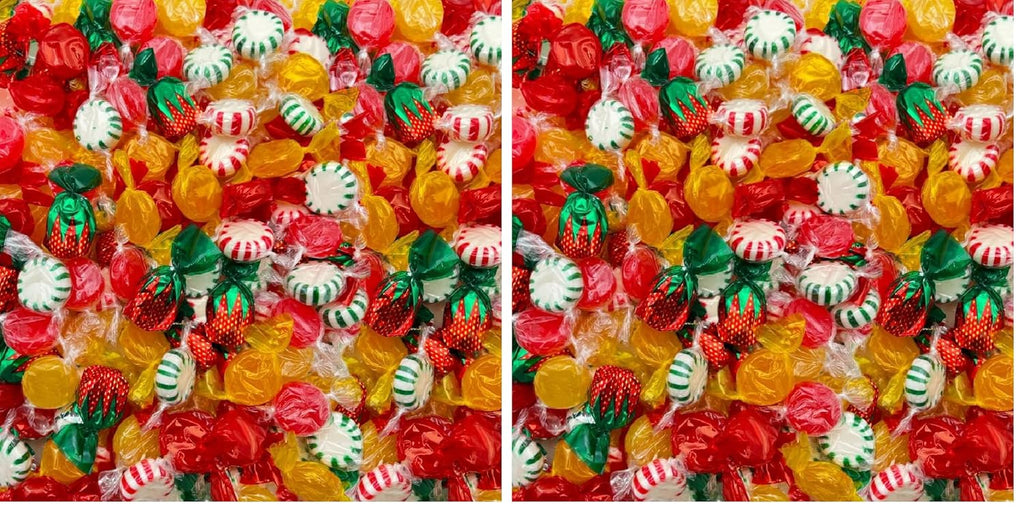Hard Candy Assortment | 3 Pound Bag | Starlight Mints, Strawberry Drops, Butterscotch, Cinnamon Discs - Hostess Mix (Pack of 2)