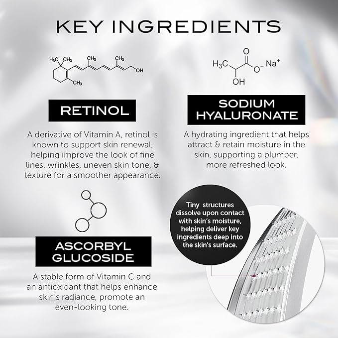 111SKIN Wrinkle Erasing Retinol Patches, Non-Invasive Forehead Wrinkle Patches for Under Eye & Smile Line Set with Vitamin C, Peptides & Microcone Technology, Suitable for All Skin Types, 3 x 1.23 oz