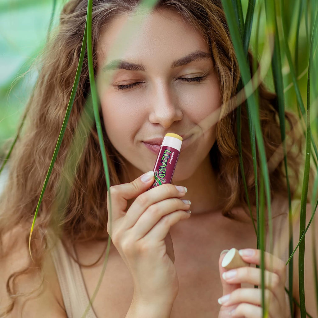 Lizard Lips SPF 15 Lip Balm (Raspberry)