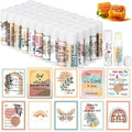 50 Pack Christian Religious Gifts Bulk Lip Balms for Women Men Religious Church Party Favors Bulk Bible Verse Lip Balm with Scripture Inspirational Gifts for Coworkers Staff Employee(Boho)