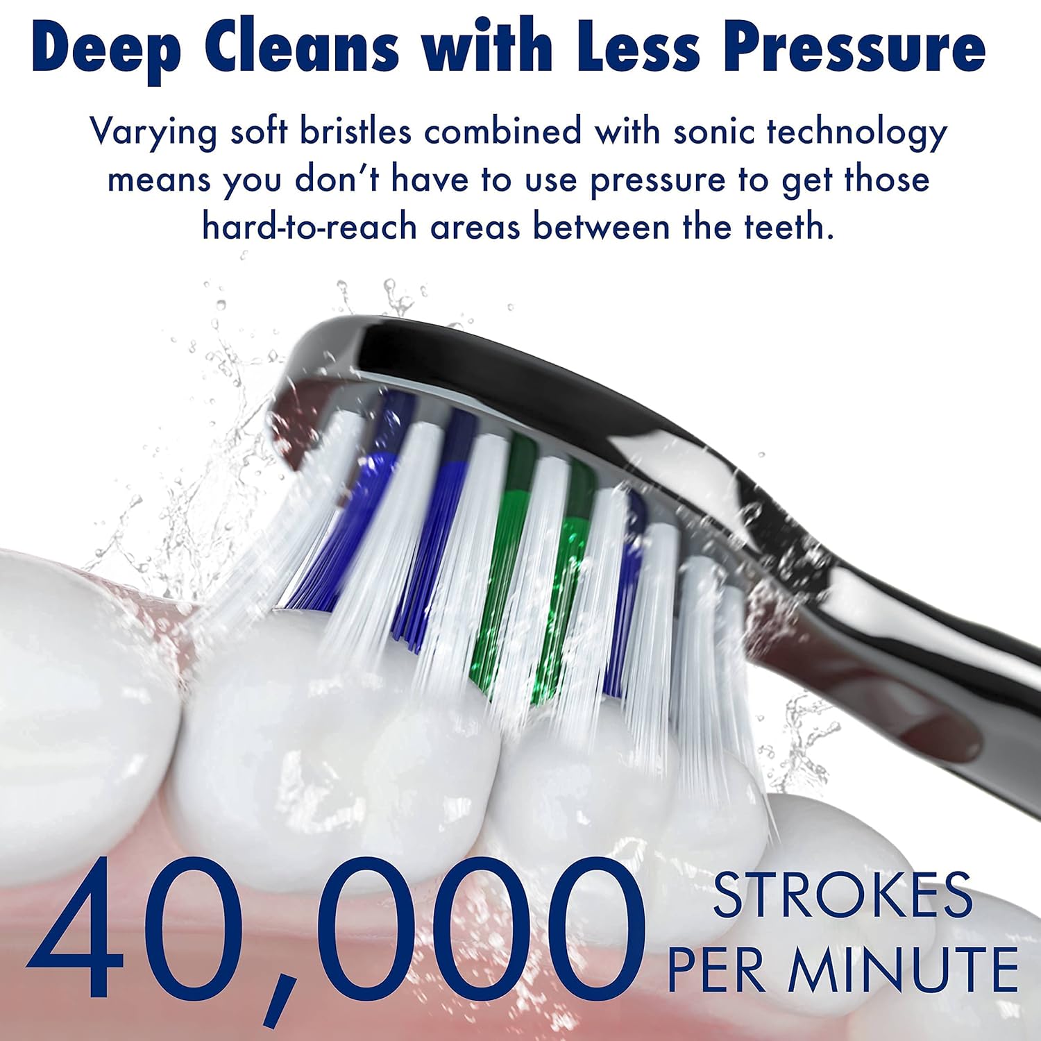 Sonic-FX Duo Rechargeable Electric Toothbrush Set - with 14 Brush Heads, 3 Modes, Smart Auto-Timer, Charging Dock Holder - Dual Handle Electric Tooth Brush for Adults & Kids, Black and White