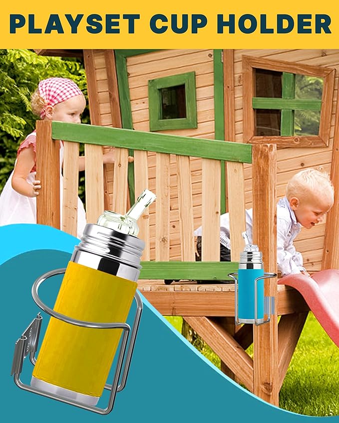 Skywin Large Cup, Water Bottle & Tumbler Holder Organizer (Screw Mount)- 2 Pack – Heavy-Duty Stainless Steel Drink Holder for Boats, Trucks, Cars, RVs & Yachts, Fits Large Tumblers, Bottles & Cans