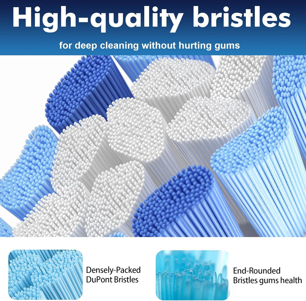 Compact Replacement Toothbrush Heads Compatible for Philips Sonicare C1 C2 G2 HX6024 Better Gum Health, Smaller Heads for Hard-to-Reach Areas, White, 4 Packs Sonic Electric Brush Head