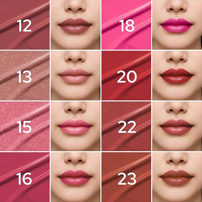 Dermacol NEW 16-Hour Lip Colour, Highly Pigmented Glossy Lip Stain, Two-Phase Lip Plumper Gloss, Kissproof Lip Makeup Products with Matte and Glitter Finish, n.8