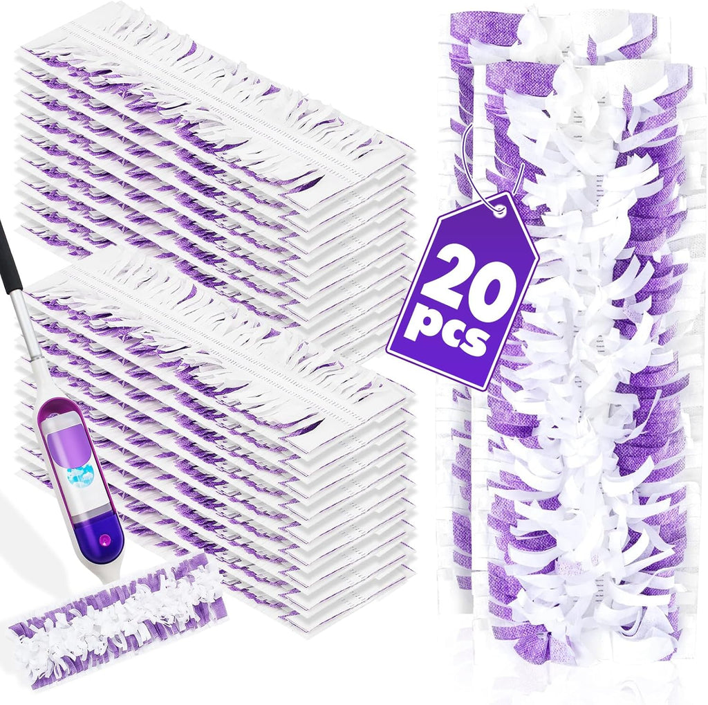 20 Count Disposable Pads Replacement for Swiffer Power Mop Pads, Fit for Swiffer Power Mop, Compatible with Swiffer Power Mop Refills, Multi-Surface Mop and PowerMop Wood Mop Floor