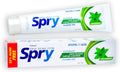 Spry Natural Xylitol Toothpaste 5oz for Adults and Kids - Fluoride Free, Gentle for Sensitive Teeth Whitening and Remineralizing, Breath Freshening, Mouth Moisturizing, Spearmint (Pack of 1)