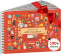 CUPKIN Sticker Book for Kids 2-4, 500+ Kids Stickers, Spending Time with Grandma 12 Coloring Pages, 12 Scenes, Fun Toddler Travel Activity Coloring and Sticker Books for Children Ages 4-8 + 8-10