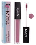 Mommy Makeup Stay Put Matte Lip Cream - Kiss-proof, Transfer-proof, Waterproof, Long Lasting Lipstick - Non-Drying Formula Infused with Vitamin E (Roxie)
