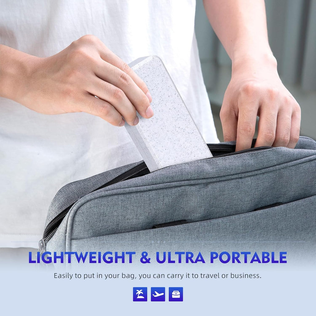 Magnetic Rechargeable Travel Case Compatible with Laifen Wave Electric Toothbrush, Waterproof, Hygienic, Easy-to-clean, Storage Holder for Toothbrush and Brush