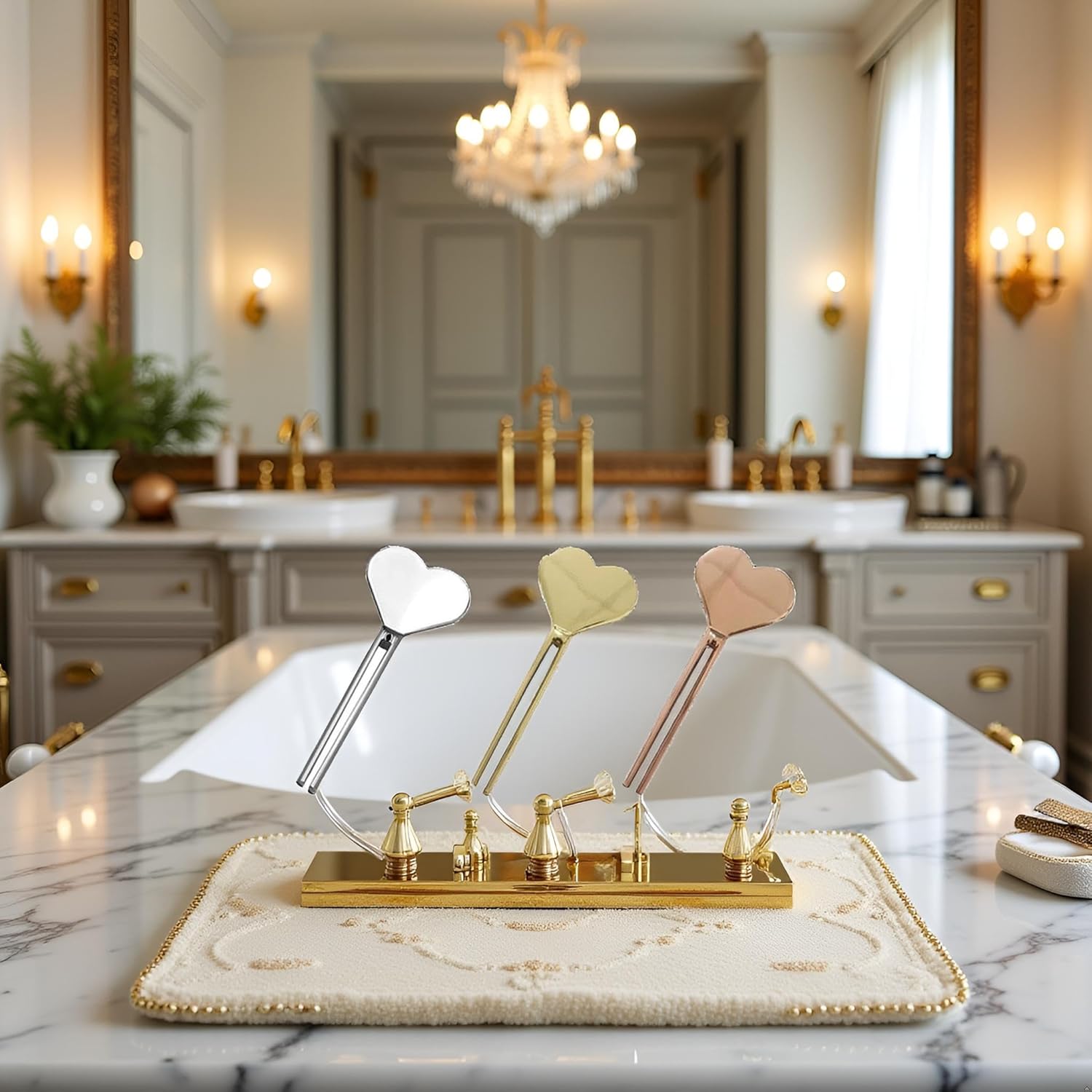 3Pcs Metal Manual Toothpaste Squeezer,Stainless Steel Dispenser Tube Squeezer,Hand Cream Tube Key Roller Set, Daily Living Tube Squeezing Aids, Metal Tube Squeezer Rolling Key for Bathroom Cosmetic