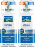 SmartMouth DDS Activated Clinical Mouthwash - Adult Mouthwash for Fresh Breath - for Gum Health, Gingivitis & More - Clean Mint Flavor, 16 fl oz (2 Pack)