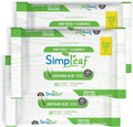 Simpleaf Flushable Wet Wipes Aloe Vera | Plastic Free, Paraben & Alcohol Free | Hypoallergenic & Safe for Sensitive Skin | Soothing Aloe Formula | Adult Toilet Wipes (3 x 50 Counts Pack) 150 Counts