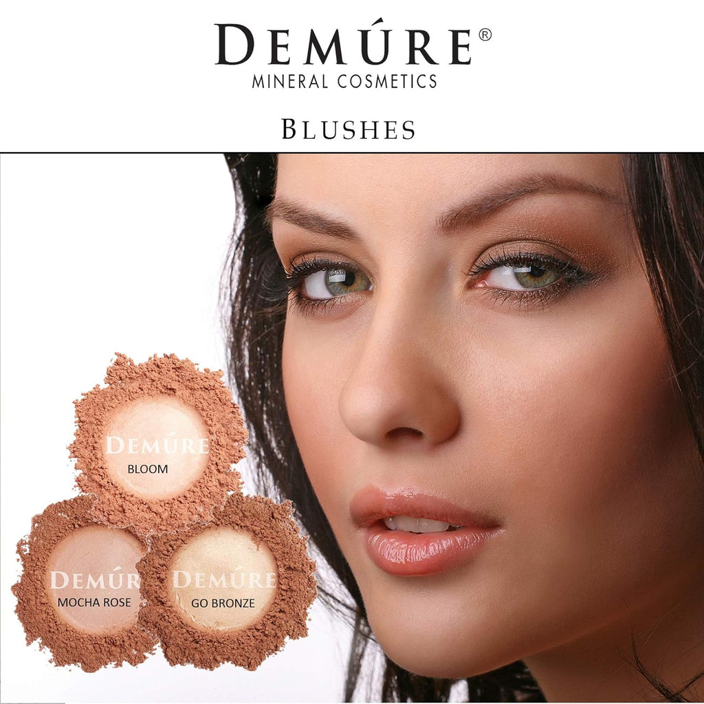 Mineral Make Up Blush, Loose Powder Makeup, Natural Makeup, Blush Makeup, Professional Makeup, Cruelty Free Makeup, Blush Powder By Demure (Mocha Rose)