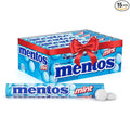 Mentos Chewy Mint Candy Roll, Holiday Candy for Christmas Stocking Stuffers for Adults & Kids, Party, Non-Melting, 14 Count (Pack of 15) - Packaging May Vary