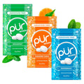 PUR Mints | Aspartame Free Breath Mints | Made with Xylitol | Sugar Free, Vegan, Gluten Free | Natural Flavor, Variety Pack | 65 Pieces in Re-Sealable pouch (Pack of 3)