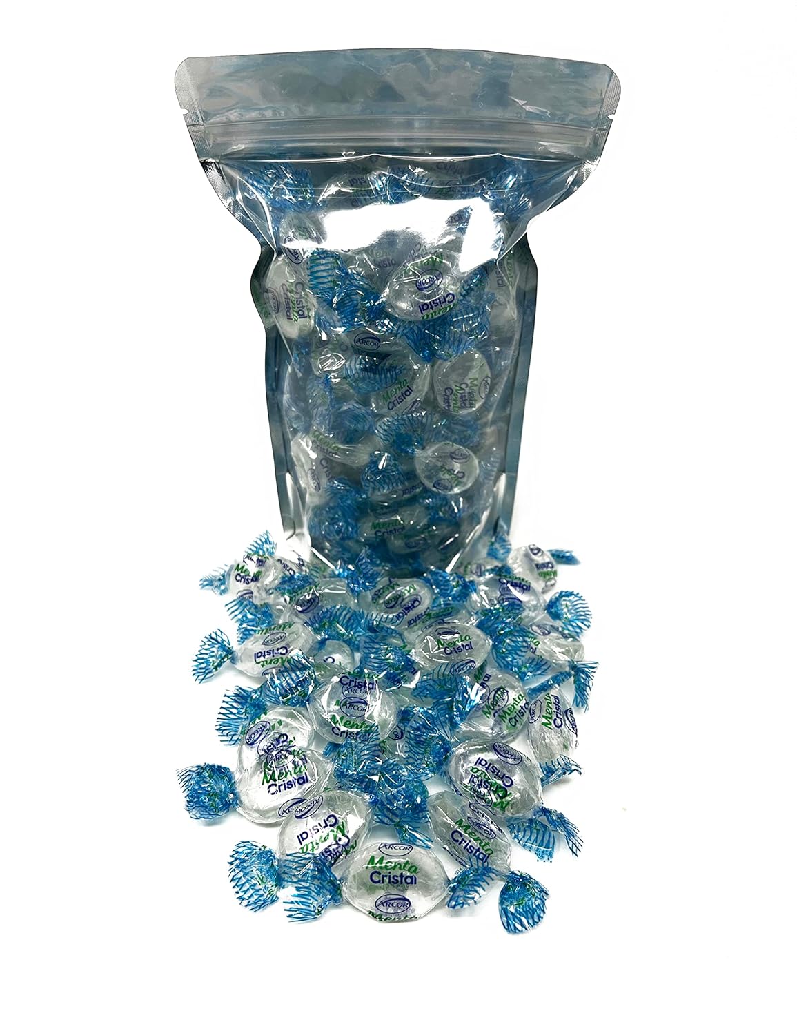 Crystal Clear Mints - 1 lbs - Clear Refreshing and Elegant After Dinner Mint Hard Candies - American Vintage Candy Snack Assortment - Individually Wrapped, 16 oz.