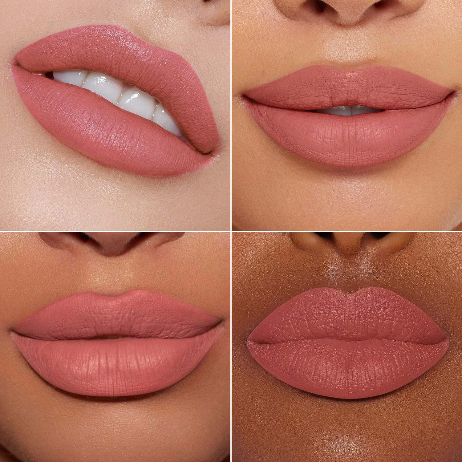 MAKI YIKA 3Pc Matte Lipstick Makeup, Pink Nude Lipstick For Women Long Lasting Smudge Proof Non Transfer Lip Makeup Cruelty Free |Pink/Nude/Rosey
