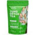 EVERLONG Lung Detox Tea – Mullein Tea with Thyme, Ginseng, Lungwort, Eucalyptus, Liquorice, Spearmint and Sage for Lung Cleanse and Respiratory Health – 14 Herbal Tea Bags, All Natural, Caffeine-Free