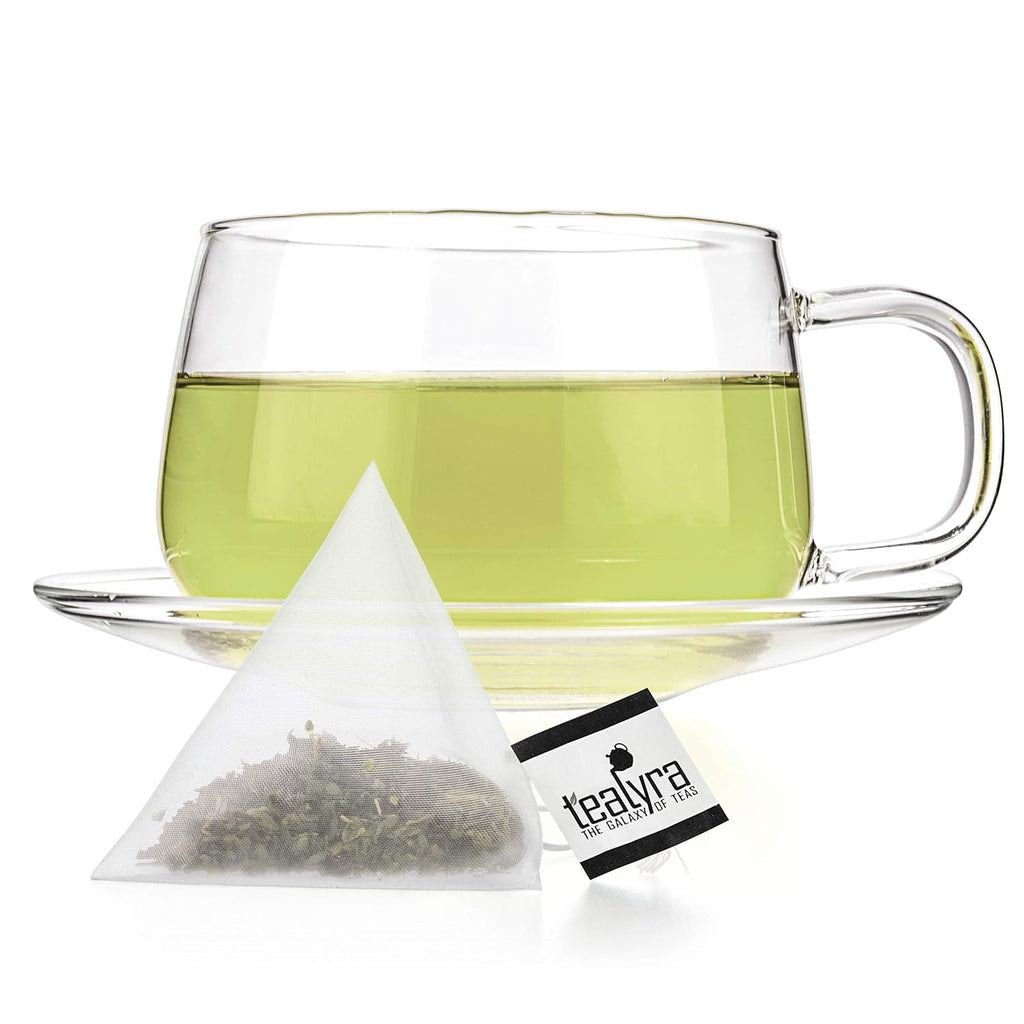 Tealyra - Lullaby - 25 Bags - Nettle - Hemp Leaves - Peppermint - Calming and Relaxing Herbal Loose Leaf Tea - Caffeine-Free - 25 Sachets