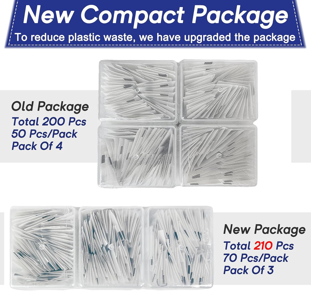 200 Count Individually Wrapped Dental Floss Picks - Travel Flossers for Teeth Cleaning and Oral Care - Ideal Travel Size Toiletries, Wedding Basket Supplies and Guest Bathroom Essentials