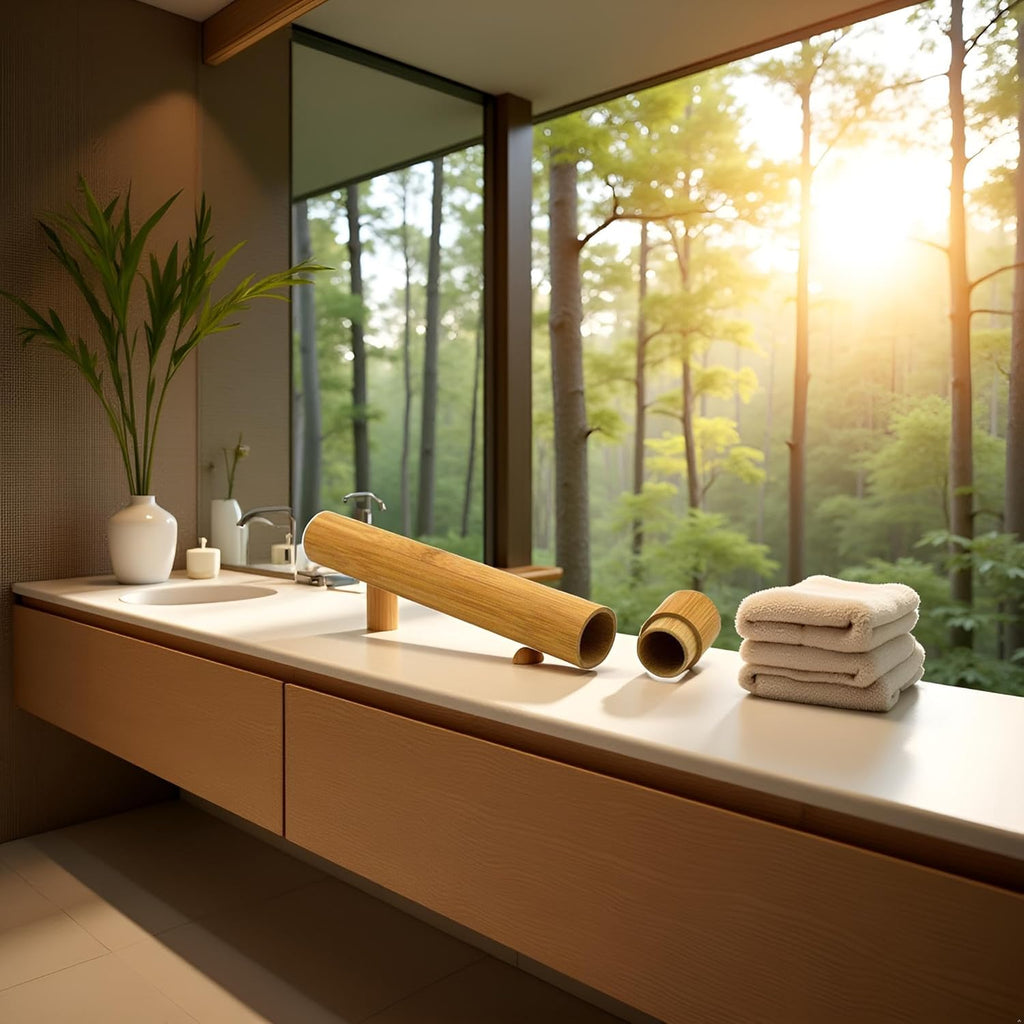 1 PC Bamboo Toothbrush Tube Case Holder Travel Camping Bathroom Accessory Toothbrushes Accessories Toothbrush Travel Containers