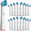 Replacement Toothbrush Heads Compatible with Oral B - 16 Pack Aster Toothbrush Head Compatible with Oral B Braun Professional Electric Brush Heads Refill for 7000/Pro 1000/9600/ 5000/3000/8000