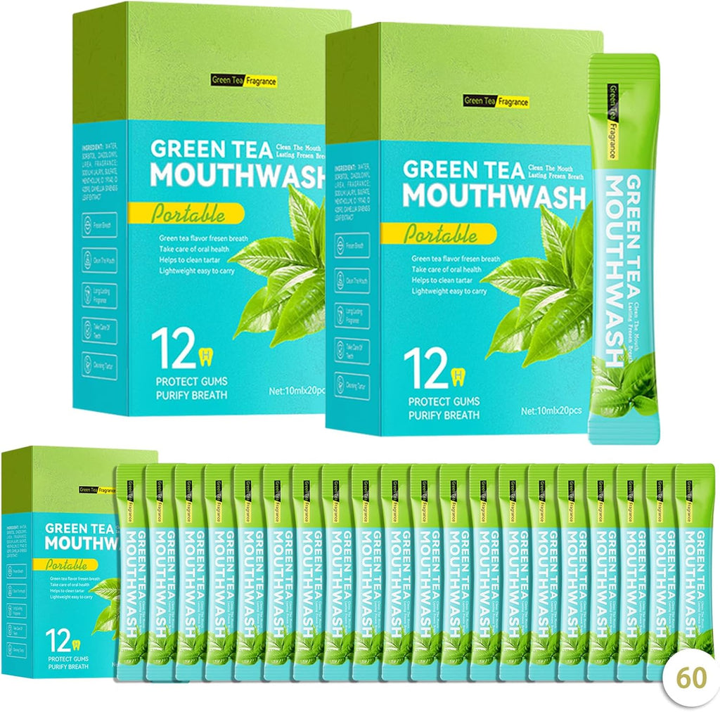 60PCS Travel Size Mouthwash,Portable Mini Mouthwash,Long-Lasting Freshness Travel Mouth Wash for Oral Care A8
