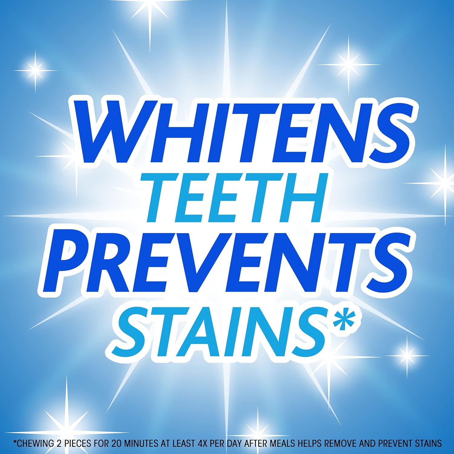 Trident White Peppermint Sugar-Free Chewing Gum, 9 Packs of 16 Pieces (144 Total Pieces)