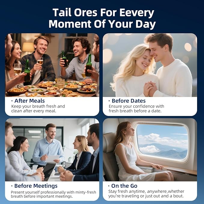 RAZOKO Mouthwash Travel Size-Portable Fresh Mint Packets,Alcohol & Fluoride Free Mouthwash,Disposable Oral Care Strips (0.41 Fl Oz (Pack of 30), Coconut)