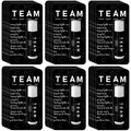 30 Pack Christmas Employee Appreciation Gift Lip Balms Bulk Staff Teacher Team Volunteer Thank You Gift Thanksgiving Christmas Appreciation Party Favor for Women Men(Team,Black)