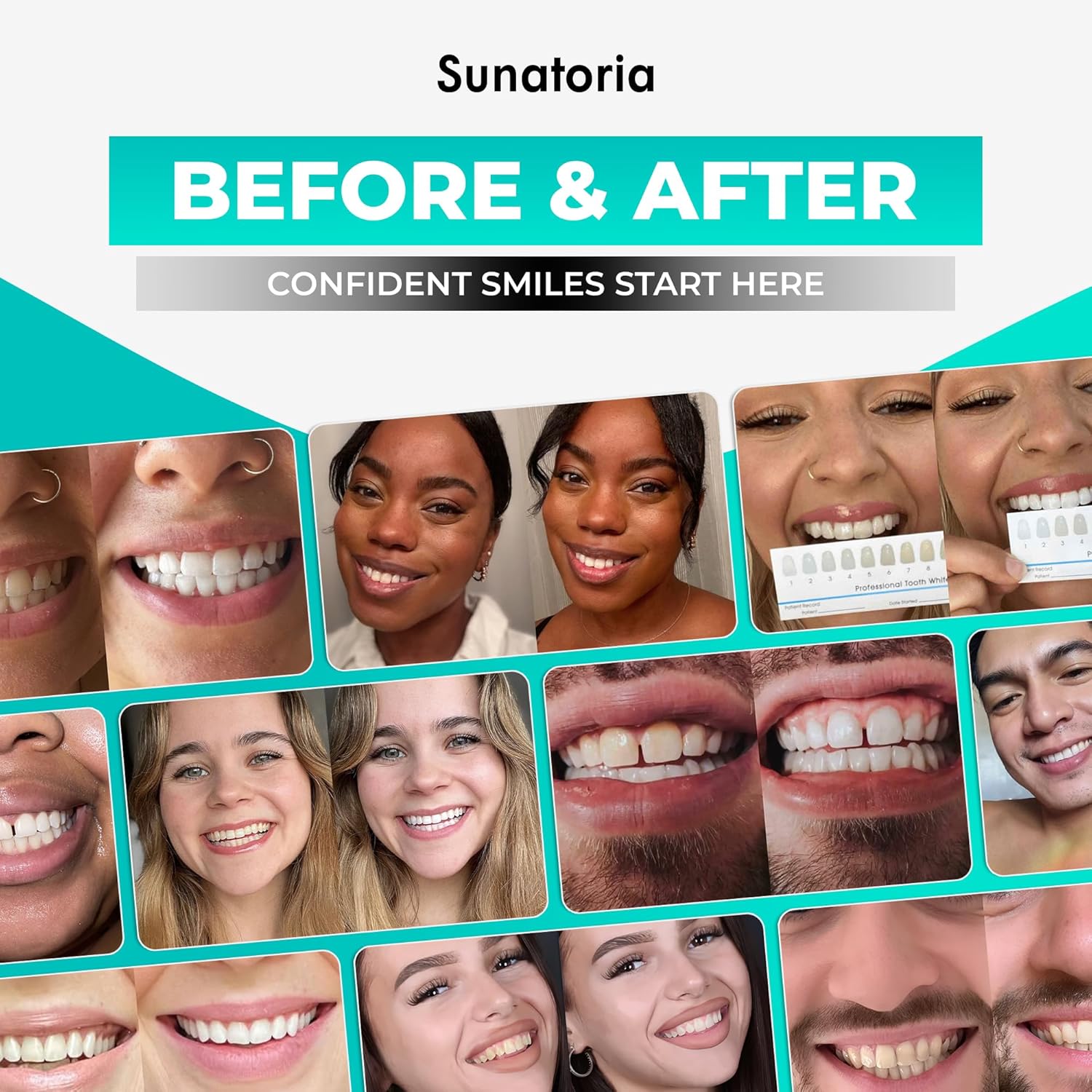 Teeth Whitening Powder – Remineralizing Tooth Powder with Nano-Hydroxyapatite, Xylitol, Charcoal + Bentonite Clay, Fluoride-Free Mint | Powder Toothpaste, Dental Sensitivity Treatments, 2 oz