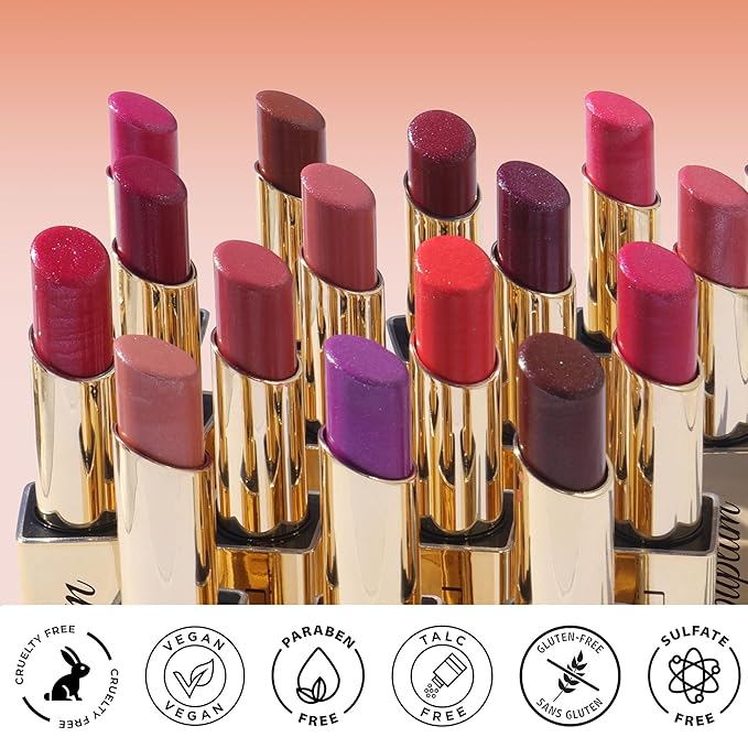 Berry Red Lipstick Moisturizing for Women Shimmer Tinted Lip Balm Cranberry Hydrate Nourish Lip Gloss Cruelty Free Lip Makeup, ZG119 My Love