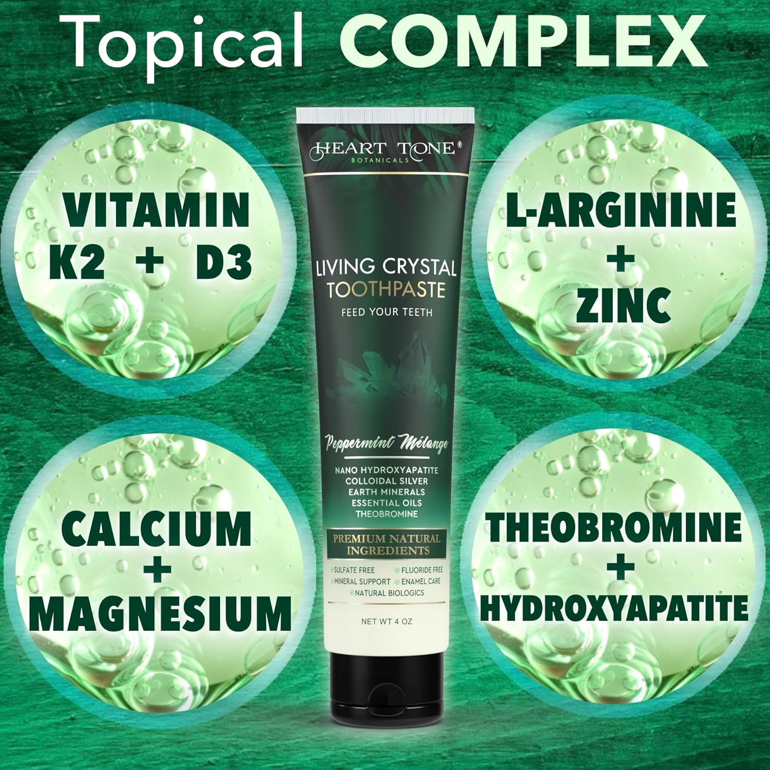 Oral Care Set | Natural Toothpaste, Oil Pull & Mouthwash | Radiant Smile | Fluoride-Free & Clean Ingredients | Mineral Complex | Natural Enamel Care | Botanical Plant Based