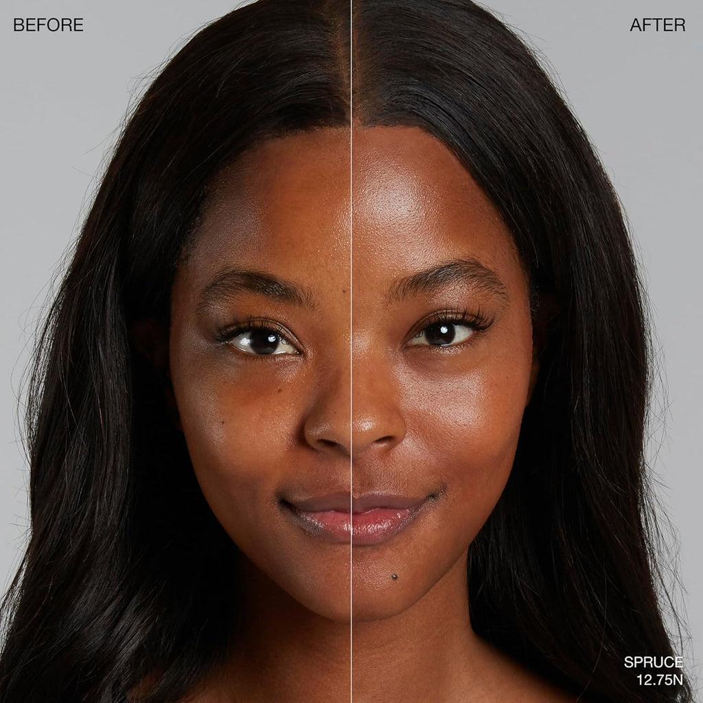 Ogee Sculpted Complexion Foundation Stick (Spruce 12.75N - Deep, Bronze Undertones) Full Coverage Foundation Makeup - Instantly Balance & Even Complexion - 70% Organic Ingredients