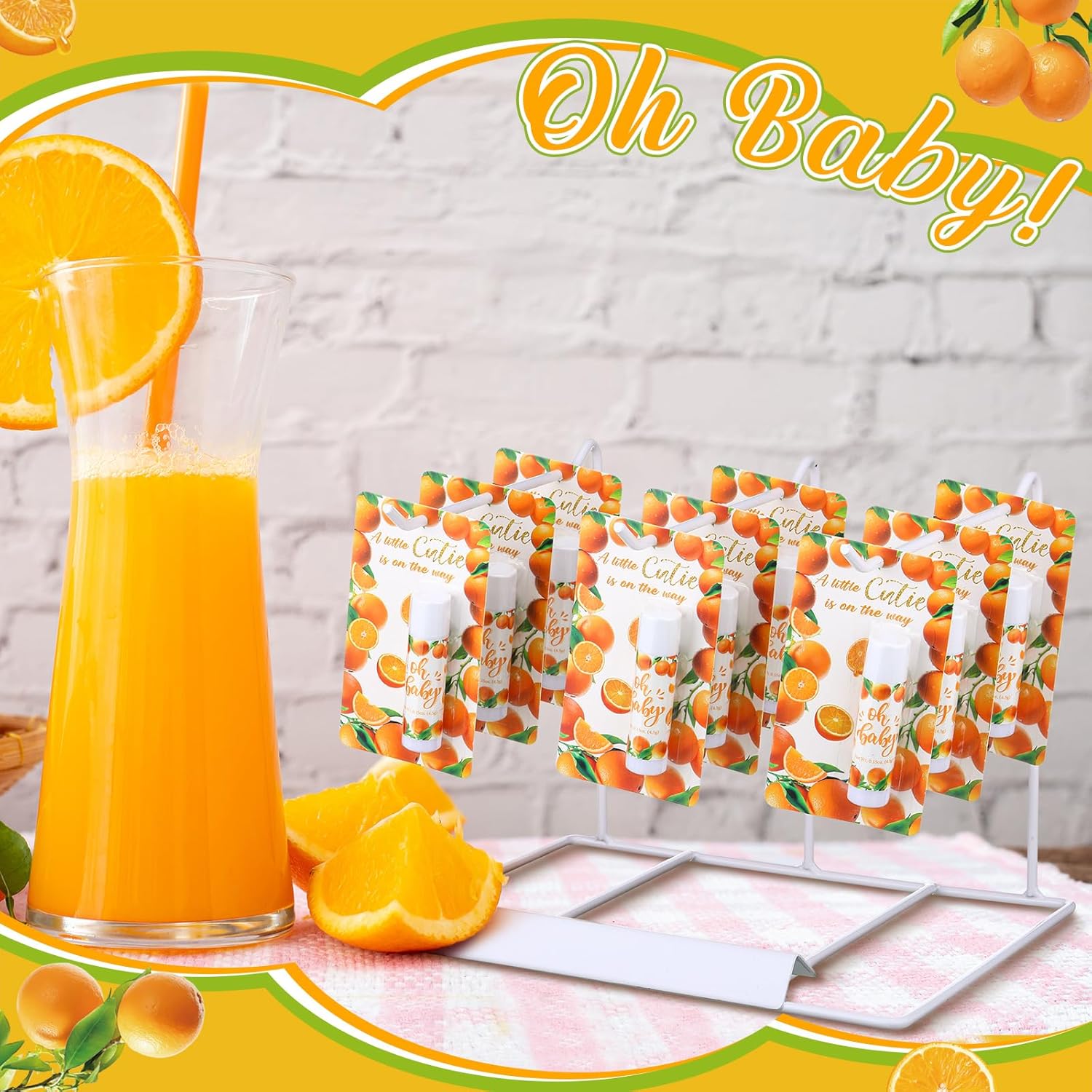 30 Pack a Little Cutie Baby Shower Games Prizes Party Gifts Bulk Lip Balms Favors for Winners Adults Guests Gender Reveal Favors Decorations Baby Shower Souvenirs Gift Bags Stuffers